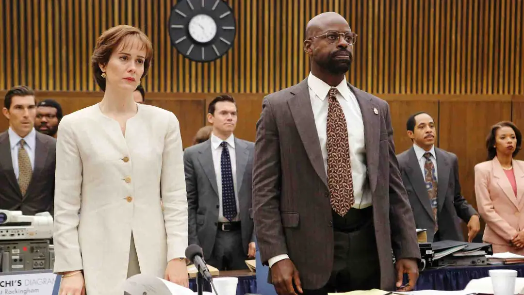 سارا پلسن و استرلینگ کی براون در سریال The People v. O. J. Simpson: American Crime Story