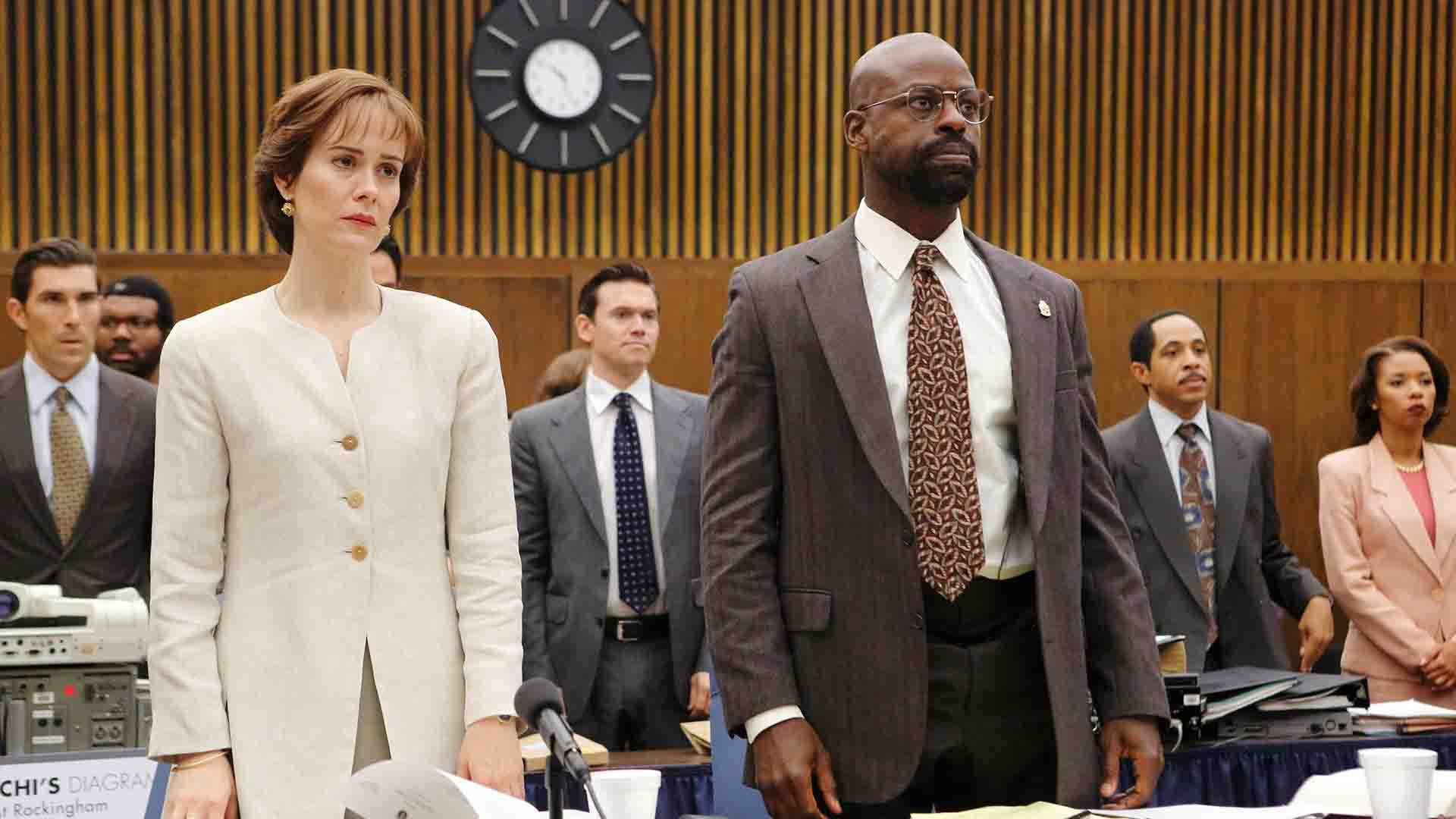 سارا پلسن و استرلینگ کی براون در سریال The People v. O. J. Simpson: American Crime Story