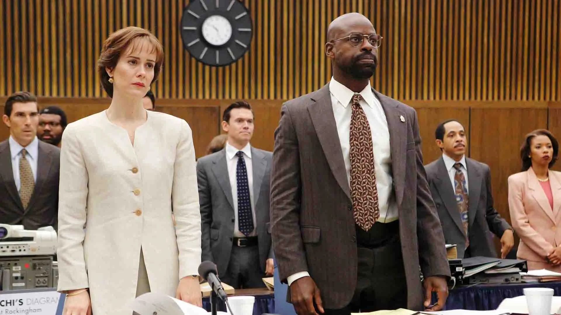 سارا پلسن و استرلینگ کی براون در سریال The People v. O. J. Simpson: American Crime Story