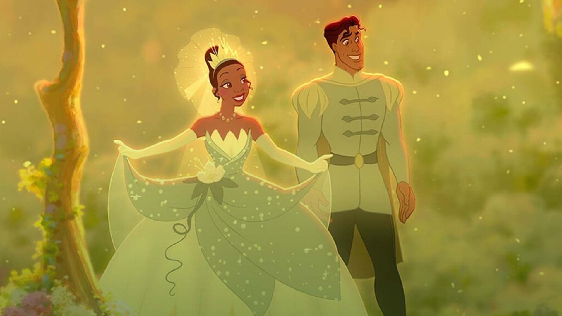شخصیت تیانا و شاهزاده ناوین در انیمیشن The Princess And The Frog