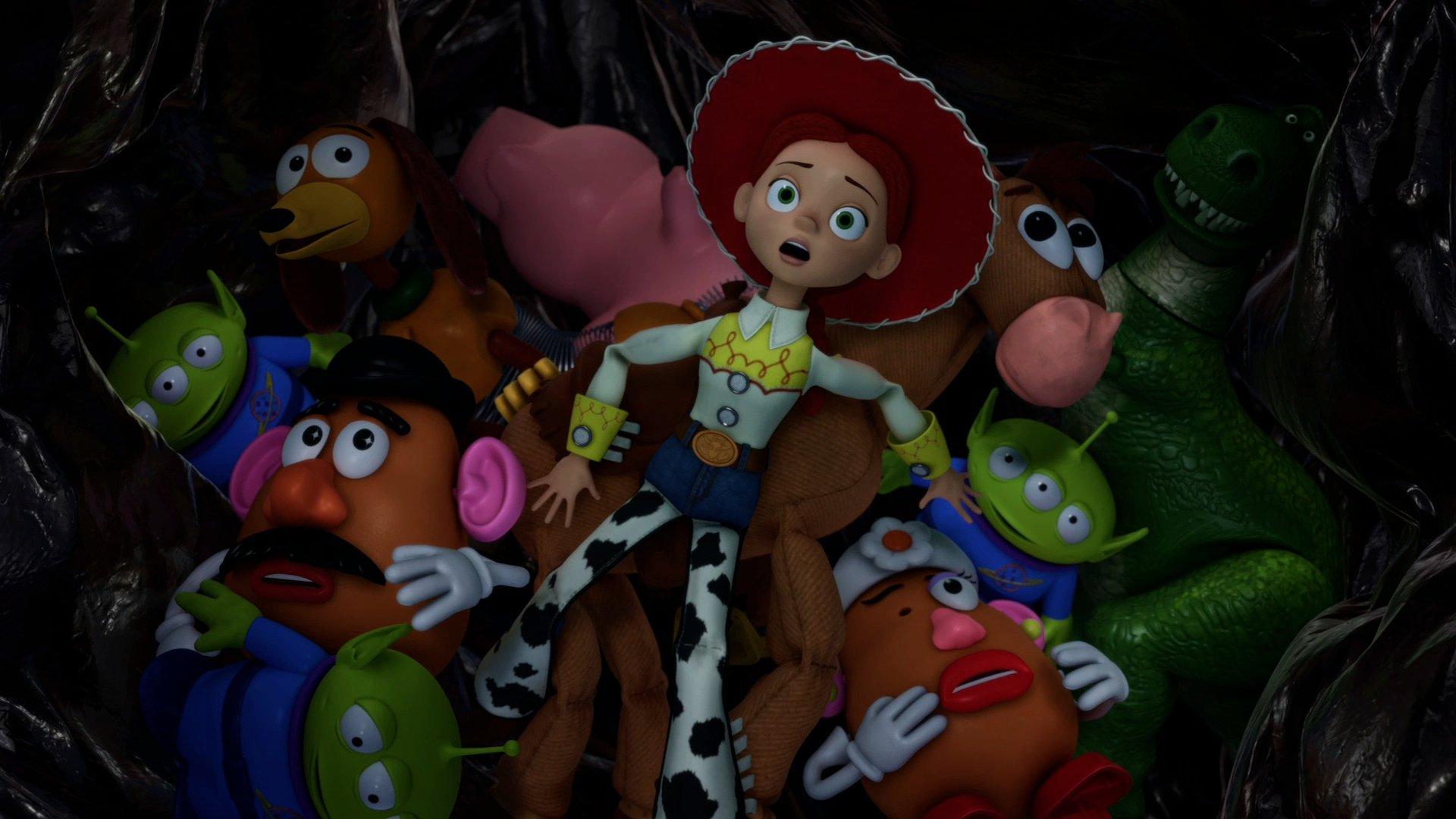 اسباب بازی‌ها در کیسه زباله از Toy Story 3