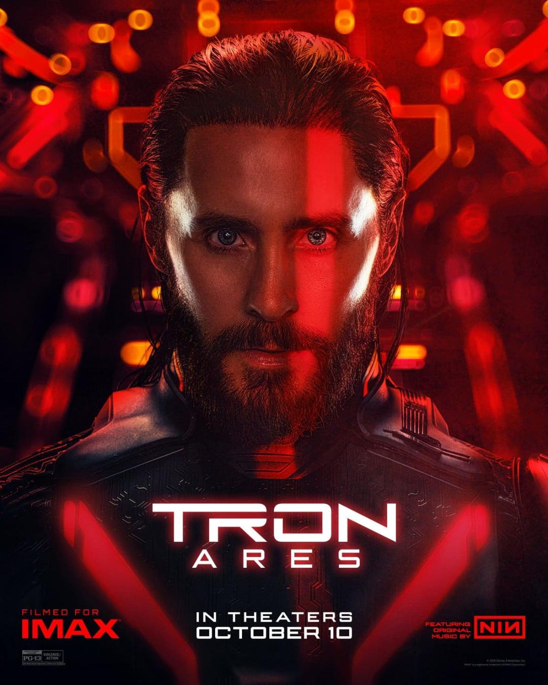 جرد لتو در پوستر فیلم Tron: Ares