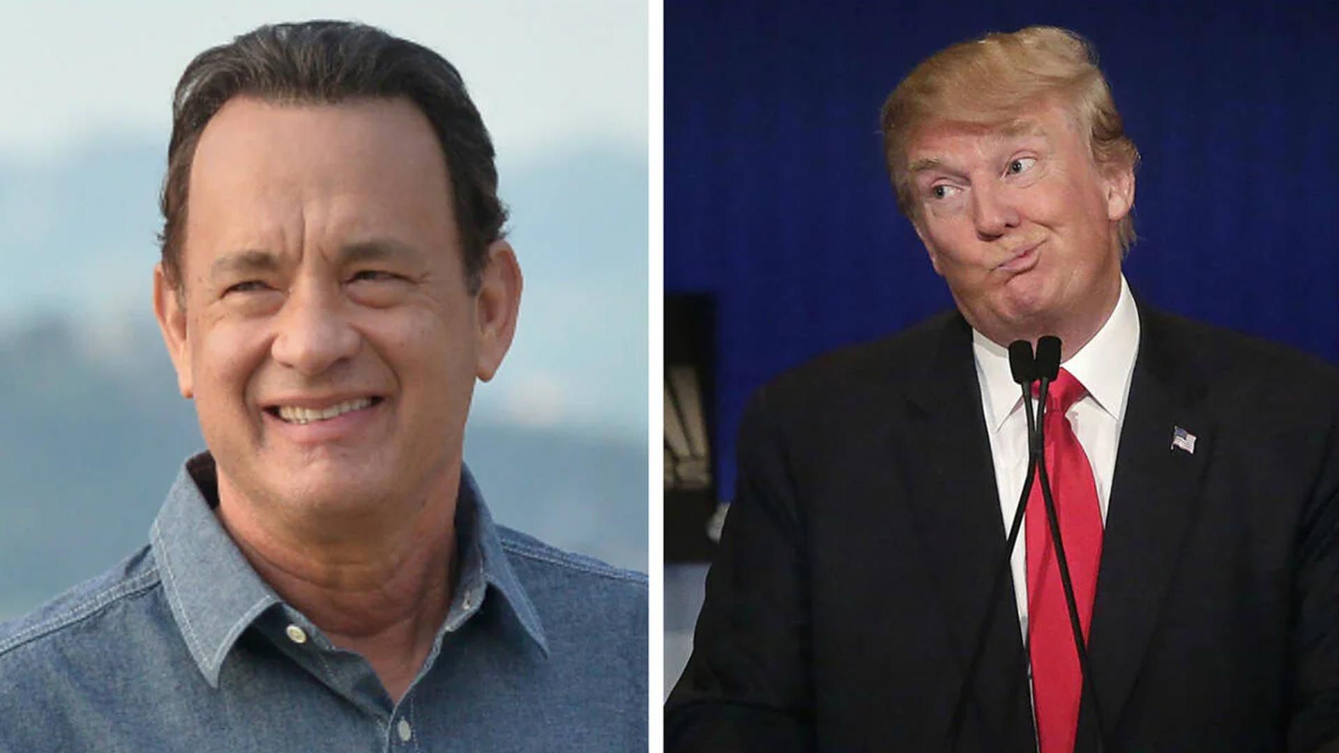 اسلحه ترامپ این بار تام هنکس را نشانه گرفته است