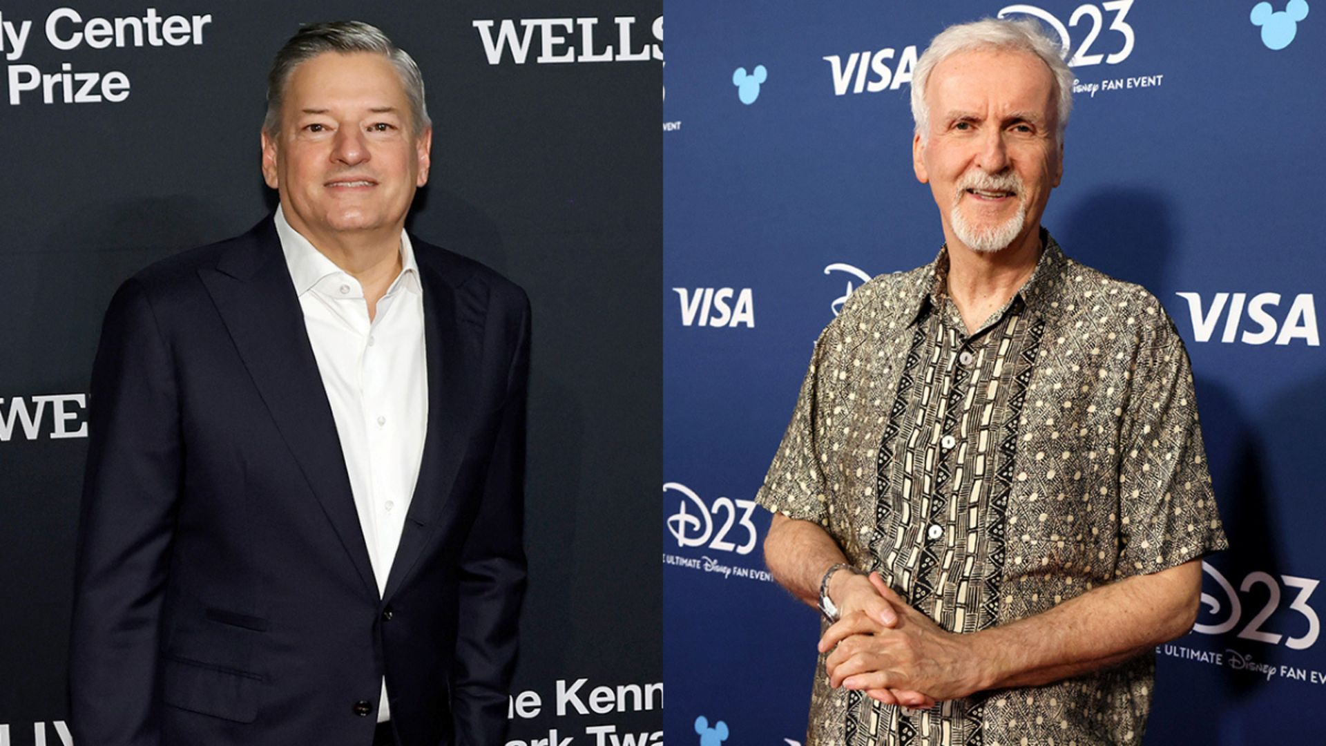 جیمز کامرون و تد ساراندوس