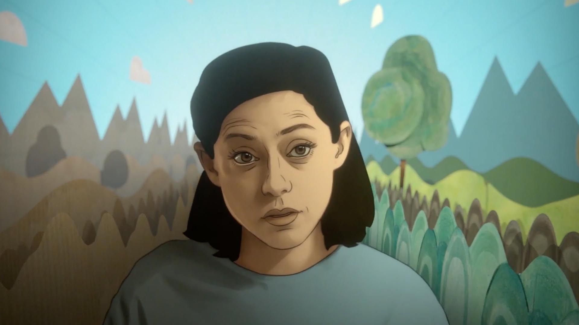 رزا سلزار در نقش آلما وینوگراد-دیاز در انیمیشن سریالی Undone