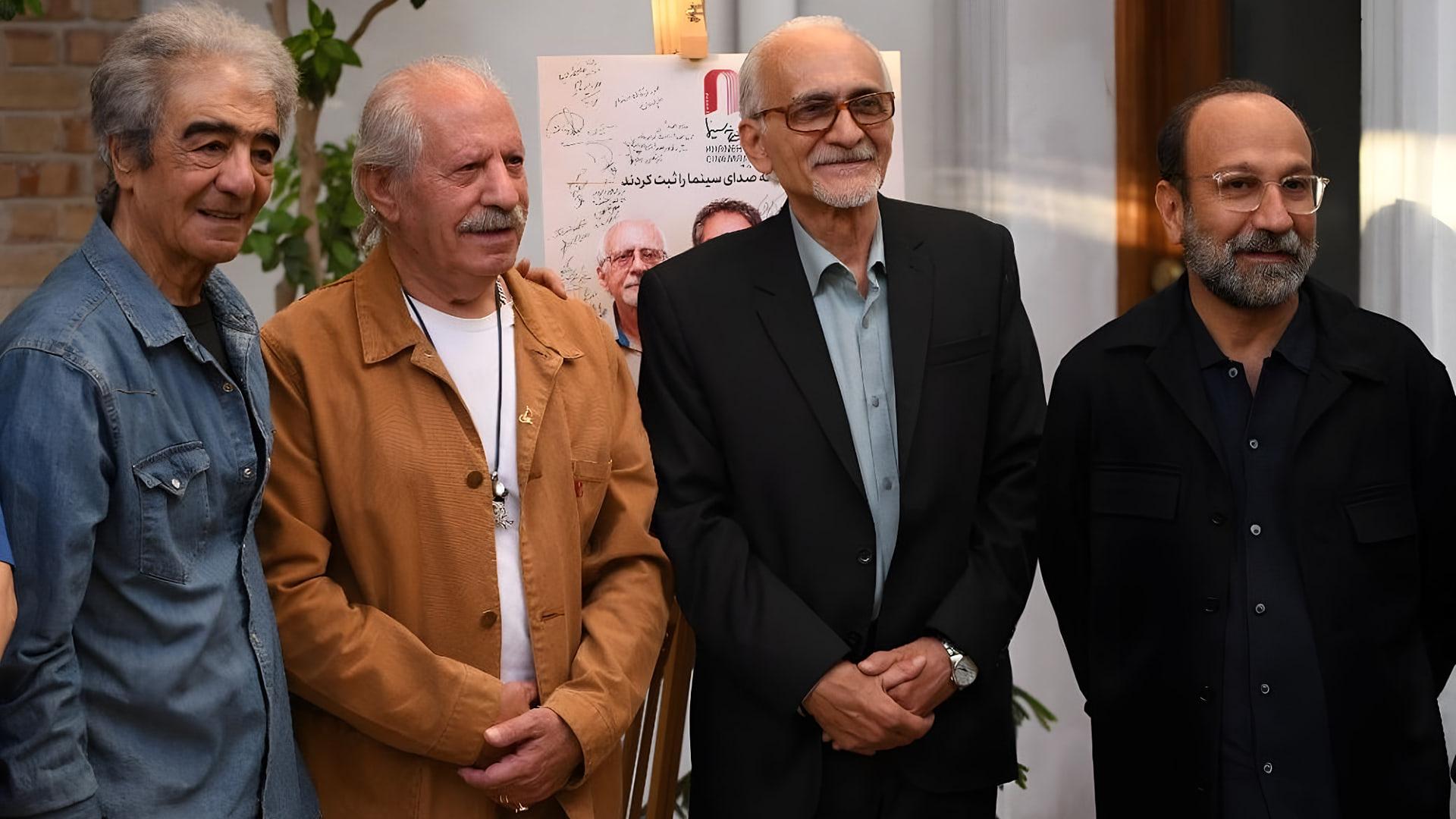 پیشکسوتان صدا در مراسم یادبود فرهادی در شب پیشکسوتان صدا