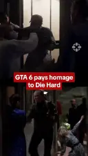 ادای احترام GTA VI به فیلم جان سخت