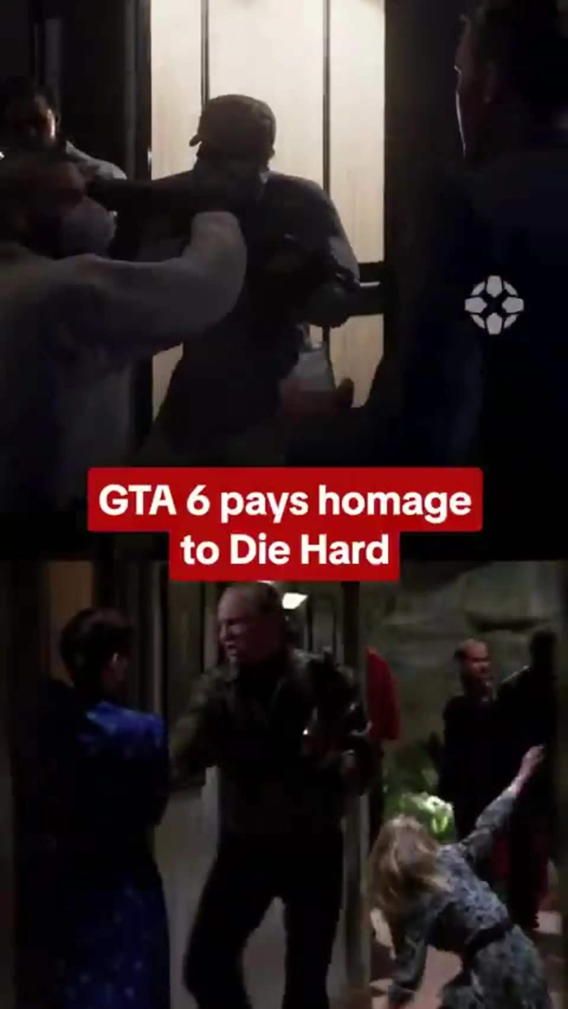 ادای احترام GTA VI به فیلم جان سخت