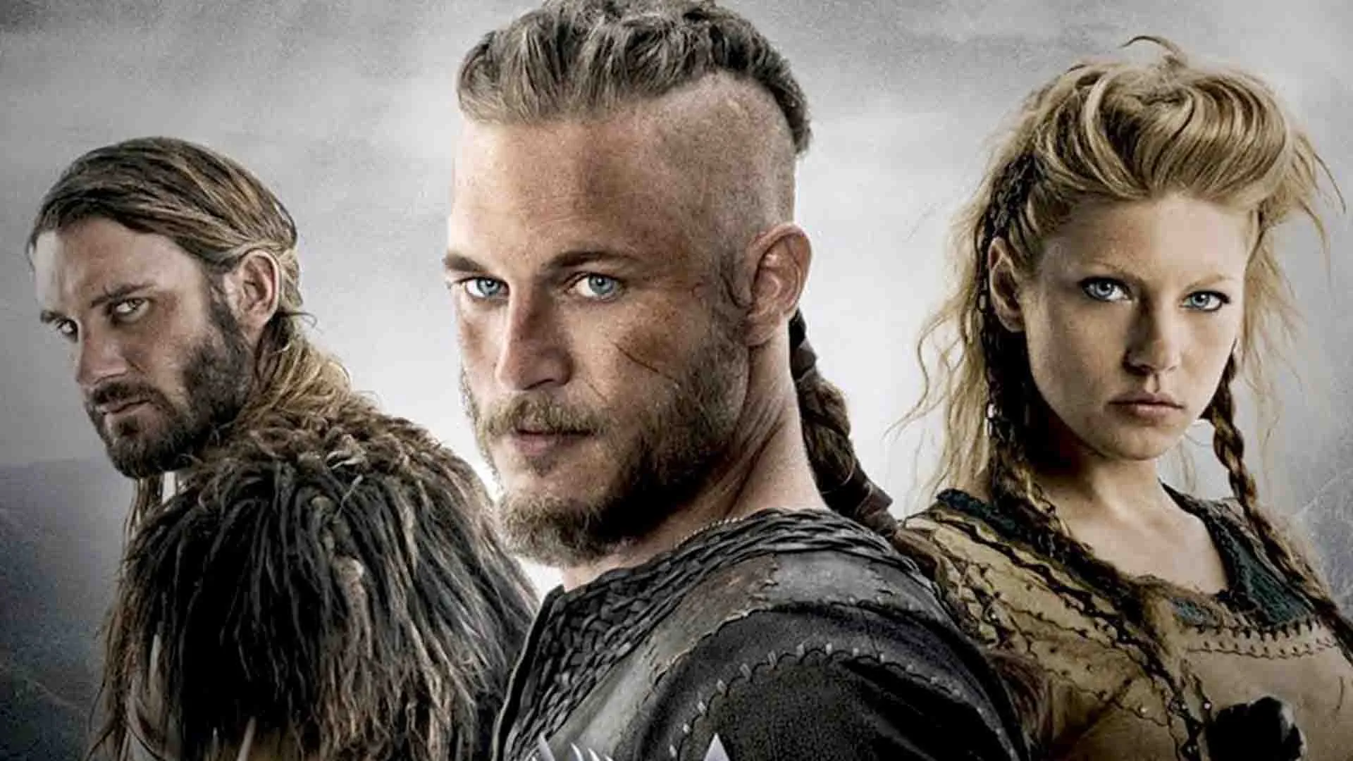 سه شخصیت اصلی سریال Vikings در کنار هم