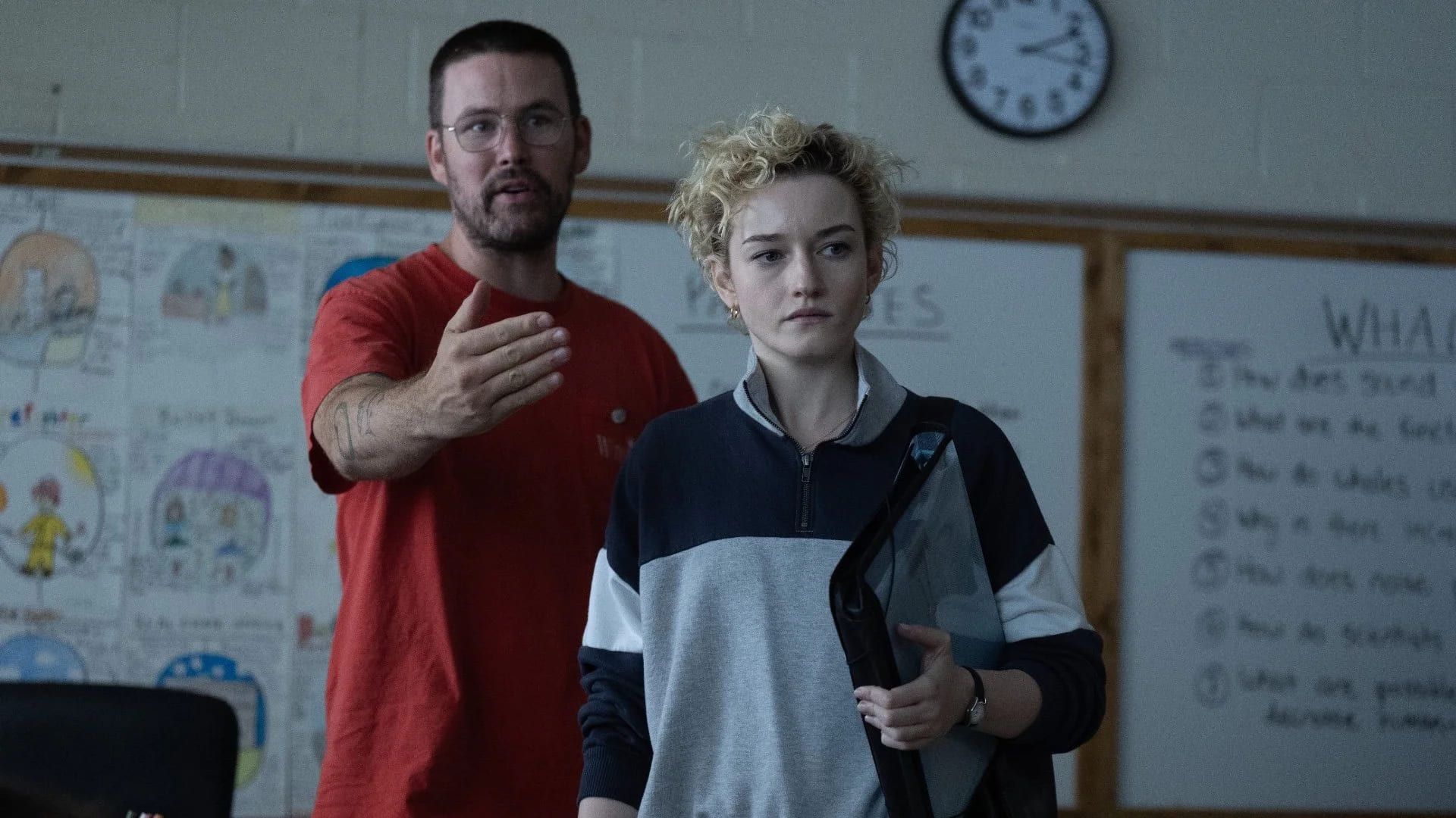 زک کرگر کارگردان Weapons و جولیا گارنر بازیگر فیلم