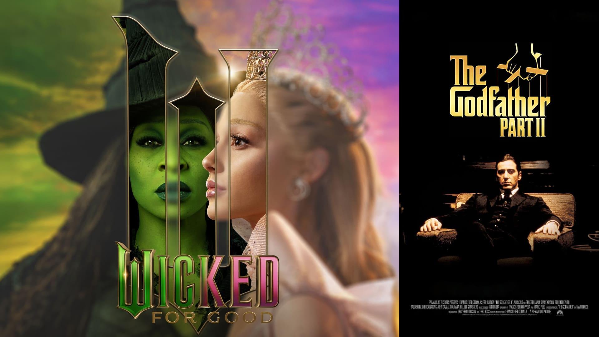 فیلم Wicked: For Good و پوستر پدرخوانده ۲