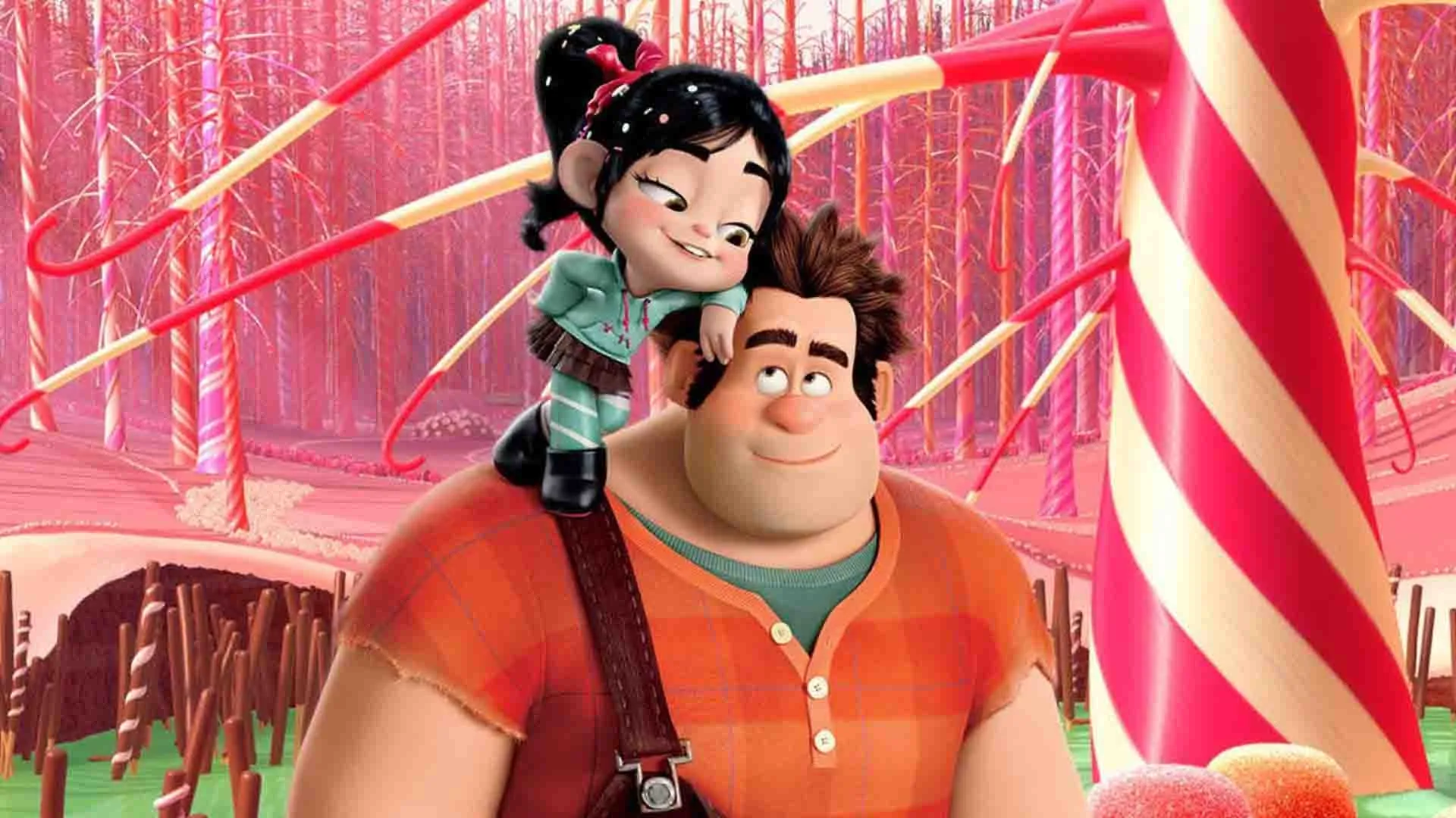 رالف و ونلوپه فون شویتز در انیمیشن Wreck It Ralph