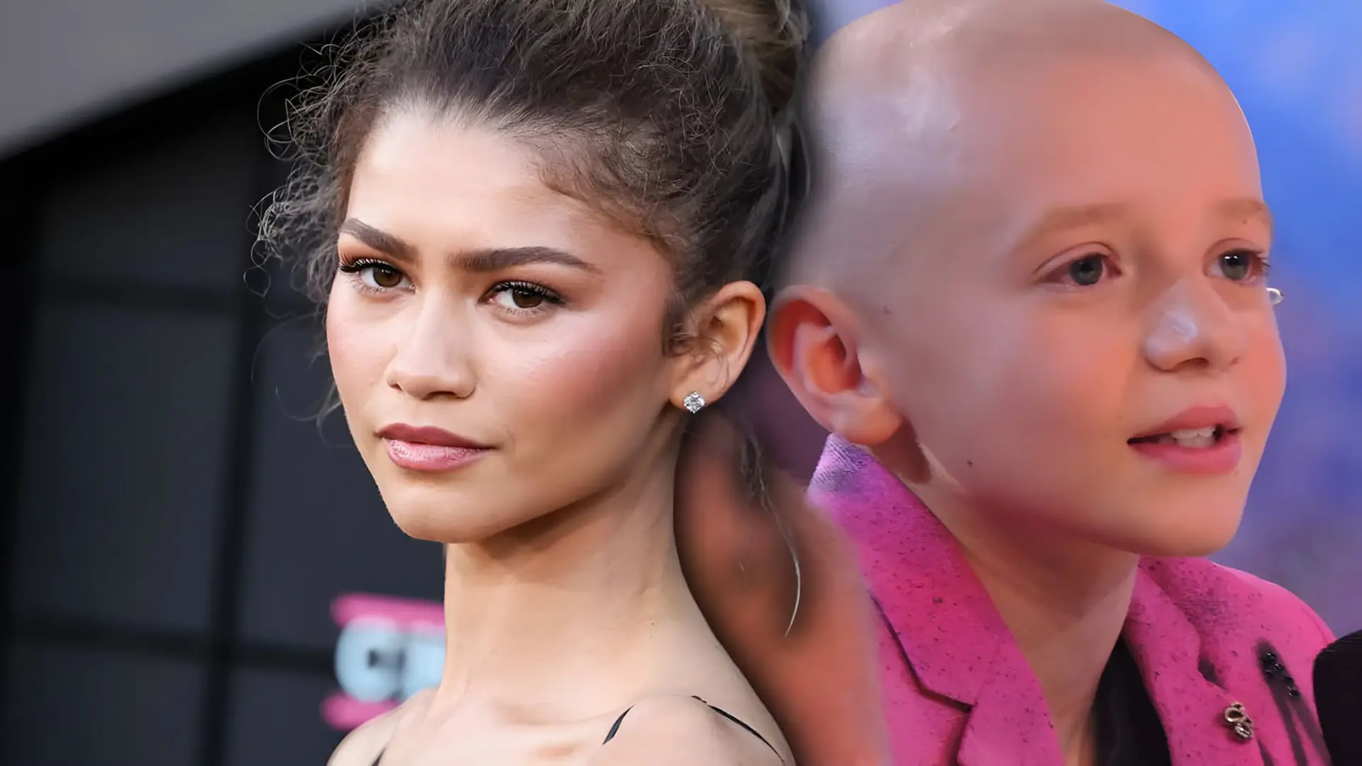 زندایا (Zendaya) در کنار بازیگر ۱۱ ساله سریال شوالیه هفت پادشاهی