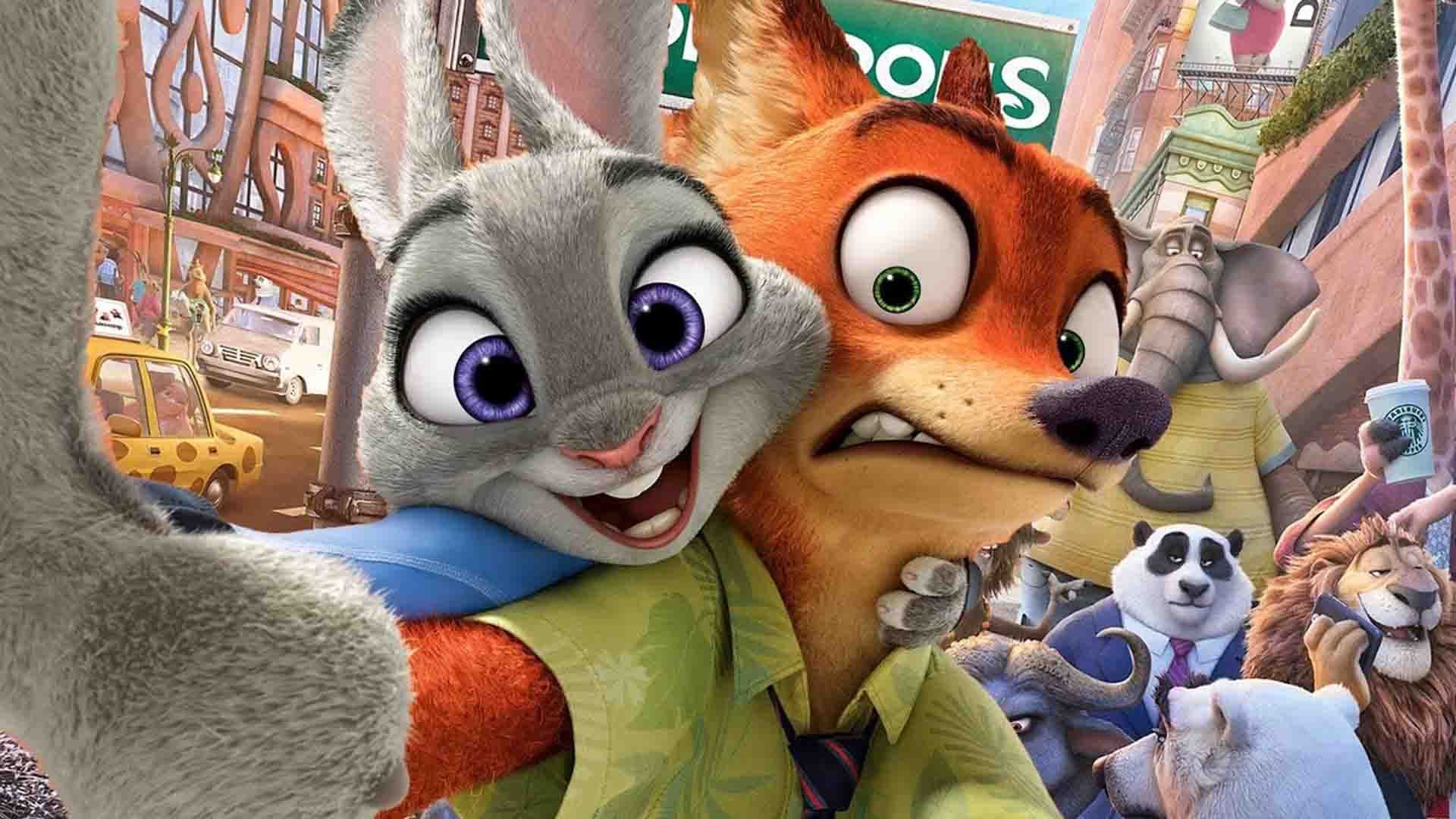 جودی هاپس و نیک وایلد در انیمیشن Zootopia